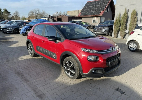 Citroen C3 cena 27900 przebieg: 44900, rok produkcji 2020 z Pilica małe 56